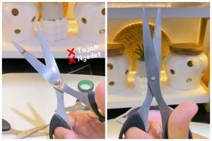 Tak perlu diolesi cuka, trik hilangkan karat sekaligus tajamkan gunting tumpul ini hanya butuh 1 menit