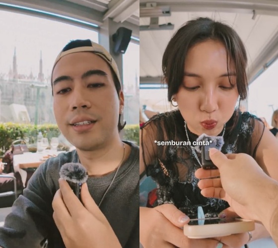 Diajak ngobrol Vidi Aldiano saat ngevlog, reaksi tak terduga Sheila Dara ini tuai perdebatan