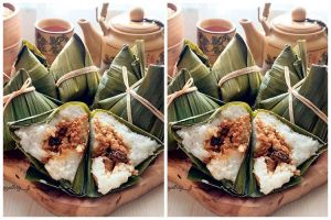 Cara membuat bacang ketan, jajanan enak yang mengenyangkan