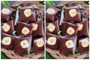 Resep nagasari cokelat, teksturnya lembut dan praktis dibuat