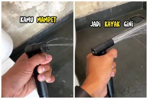 Tak perlu dibongkar atau beli baru, ini trik mengatasi semprotan WC mampet cuma pakai 1 bahan dapur