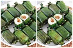 Cara membuat lemper isi abon sapi, gurih dan mengenyangkan
