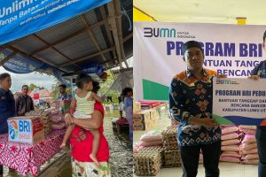 Tanggap bencana banjir, BRI peduli salurkan bantuan bagi warga terdampak di Luwu Utara & Tanah Laut