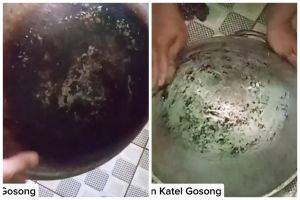 Trik basmi kerak gosong di pantat wajan ini auto bersih dalam 6 menit, ekonomis cuma modal Rp3.000-an
