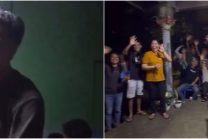 Momen Ragnar Oratmangoen pemain Timnas kunjungi kampung halaman ayahnya di Maluku, sambutannya meriah