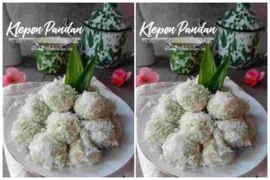 Resep klepon pandan, simpel, kenyal, dan isinya lumer di mulut