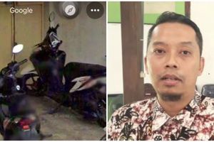 Heboh banyak kendaraan tanpa plat nomor di foto Google Maps di Sukolilo Pati, begini klarifikasi camat