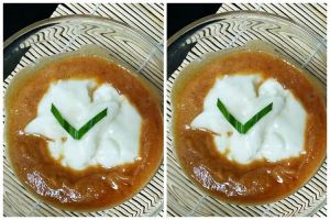 Resep bubur sumsum keju, lembut dan manisnya kelewatan