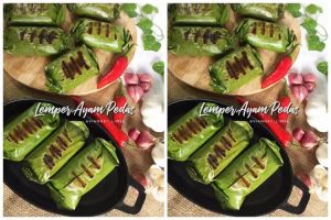 Cara membuat lemper ayam pedas, lezat dan menggugah selera
