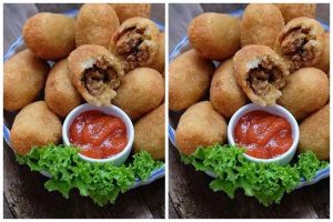 Cara membuat combro isi kornet, garing di luar lembut di dalam