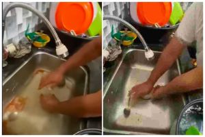 Trik mengatasi wastafel mampet pakai 1 alat minum, sekali tekan saluran air langsung lancar
