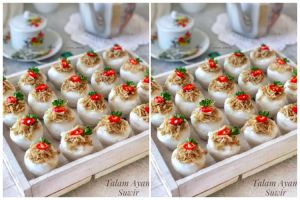 Resep kue talam ayam suwir, enak dan praktis dibuat