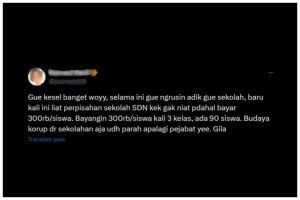 Viral perpisahan anak SD bayar Rp 300 ribu, penampakan konsumsinya bikin wali murid protes