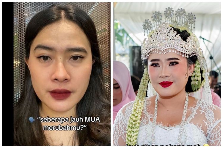 Mimpi jadi ratu sehari buyar, kisah pengantin Sunda sewa MUA agar riasannya sempurna ini hasilnya zonk
