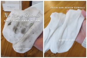 Bukan direndam pemutih, begini cara cuci kaus kaki dekil dan kusam agar cerah lagi pakai 3 bahan dapur