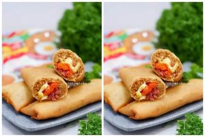 Cara membuat lumpia isi mi goreng, camilan enak dan renyah maksimal