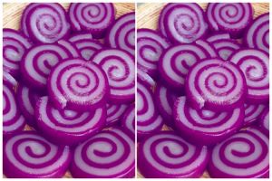 Resep kue lapis kanji gulung, bentuknya cantik cocok untuk dijual