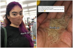 Putuskan bleaching sendiri tapi berakhir zonk, rambut cewek ini malah rontok mirip mi bihun