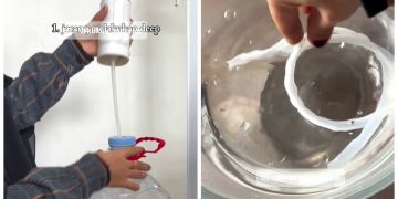 Tak perlu sabun cuci piring, ini trik bersihkan selang pompa galon agar kesat pakai 2 bahan dapur