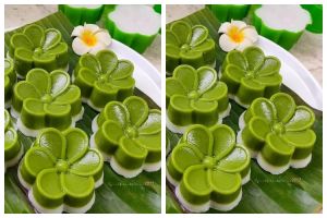 Cara membuat kue talam pandan enak, lembut, dan lumer di mulut