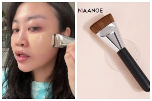 Bikin hasil makeup lebih flawless, ini review Maange Flat Foundation Brush harga cuma Rp 20 ribu