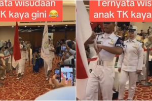 Momen anak TK wisuda pakai toga di gedung mewah ini bikin mahasiswa minder, prosesinya tuai pro kontra