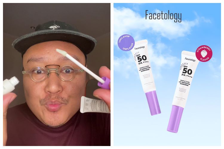 Lindungi bibir dari sinar UV, ini review Facetology Triple Care Lip Protector Sunscreen SPF PA ++++