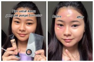 Cara samarkan bekas jerawat cuma pakai campuran concealer dan 1 riasan mata ini bikin flek tertutupi