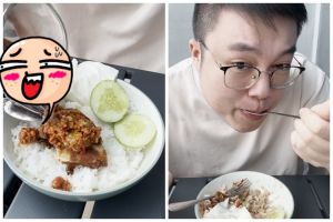  Gimana rasa makan ayam geprek campur sereal? Pria ini buat 'sekte' baru bikin warganet geregetan