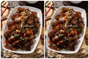 Resep oseng kikil cabai Wonogiri, pedas, nikmat dan menggugah selera