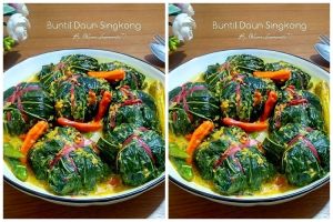 Resep buntil daun singkong khas Banjarnegara, gurih dan cocok jadi lauk sehari-hari
