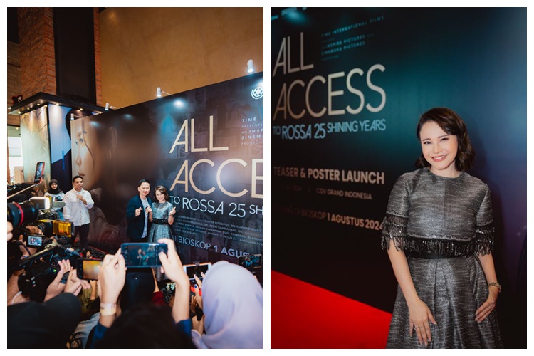 Rossa rilis poster dan trailer resmi film dokumenter bertajuk All Access to Rossa 25 Shining Years