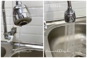 Tak perlu panggil tukang atau ganti baru, ini cara atasi keran wastafel cuci piring yang airnya kecil