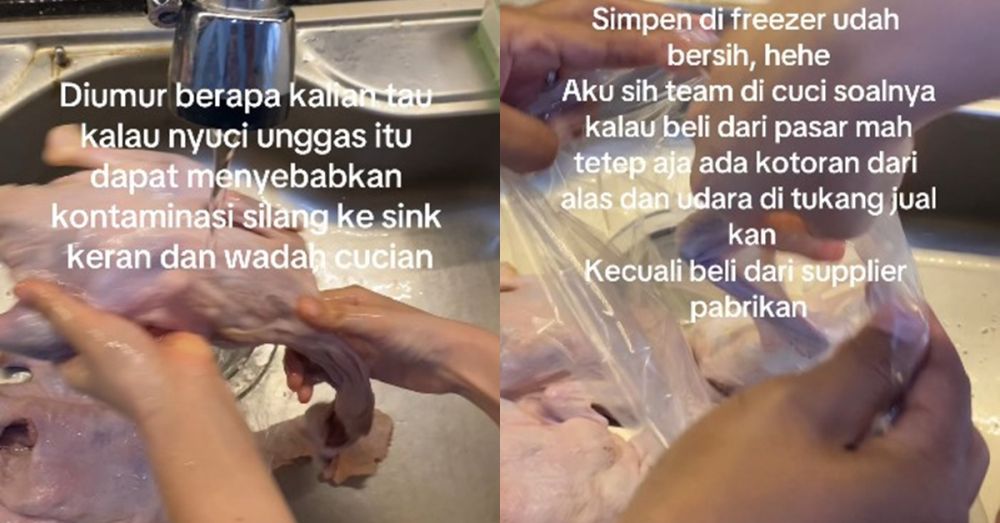 Bukan direbus dulu, trik cuci ayam agar tak cepat hitam saat disimpan dan bakterinya nggak menyebar