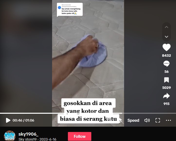 Tanpa divakum, cara pria basmi noda dan kutu di kasur ini auto bersih andalkan 1 bahan dan alat dapur