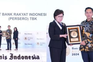BRI dinobatkan jadi bank persero berkinerja terbaik pada penghargaan Bisnis Indonesia Award 2024