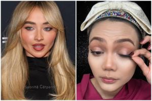 Recreate makeup Sabrina Carpenter andalkan produk lokal, hasil riasan Rina Nose ini flawless pol