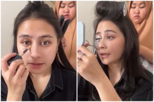 Tutorial makeup simpel ala Prilly Latuconsina ini tetap flawless meski tanpa foundation, antidempul
