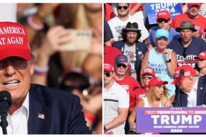 Detik-detik Donald Trump ditembak saat kampanye Pilpres AS, wajah dan telinganya berdarah