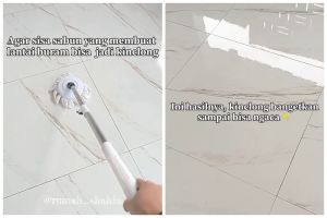 Tanpa campuran garam, trik mengepel lantai ini bikin nggak bau amis dan kinclong bak kaca
