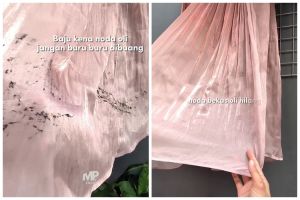 Trik hilangkan noda bekas oli yang menahun di baju ini ampuh tak bikin kain rusak dan warna luntur