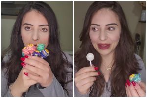 Ternyata segampang itu, begini cara buka bungkus permen lolipop dalam waktu 5 detik