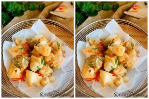 Resep lumpia mini isi aci, jajanan sederhana dan mudah dibuat