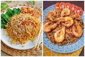 13 Cara membuat mie goreng aneka topping, praktis, lezat, dan mengenyangkan