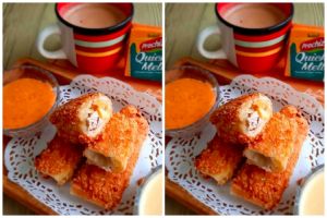 Cara membuat roti tawar gulung isi tuna mozarella, lezat dan cocok jadi menu sarapan