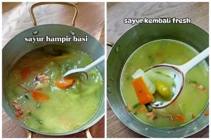 Jangan dibuang, ini cara menyelamatkan sayur hampir basi agar layak dikonsumsi tambahkan 2 bahan dapur