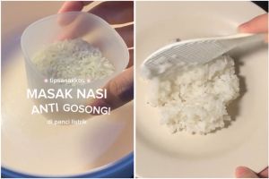 Nggak perlu pakai rice cooker, trik menanak nasi di panci listrik agar hasilnya tidak kering