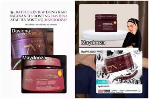 Viral bisa putihkan kulit, ini battle review HB Dosting Daviena dan Maydooza Night Whitening Booster
