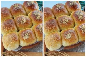 Cara membuat roti sobek isi cokelat keju, lembut sekaligus mengenyangkankan