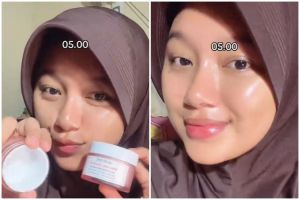 Rahasia bikin wajah glowing ala glass skin cuma pakai 1 produk skincare, ini trik mengaplikasikannya